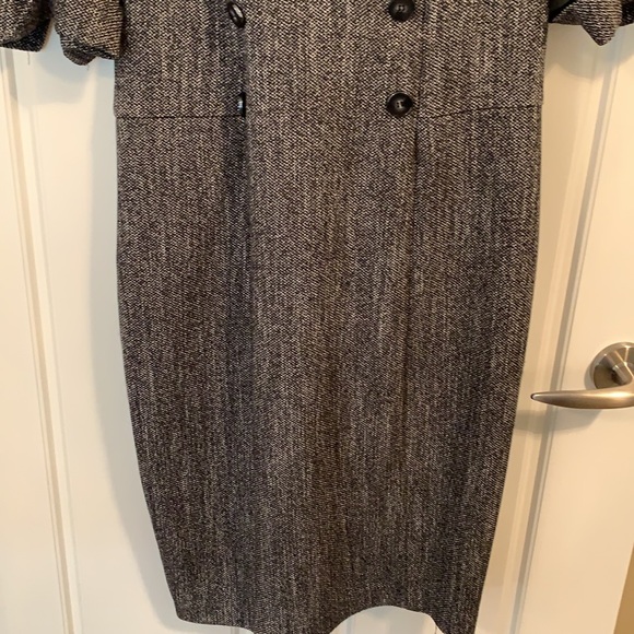 Wool Gray Dress - Picture 3 of 5